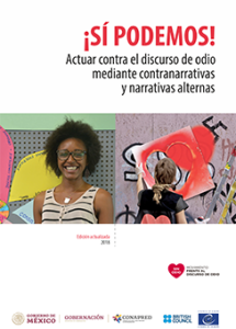 Portada: Sí podemos, actuar contra el discurso de odio mediante contranarrativas y narrativas alternas