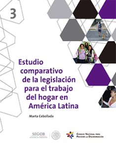 Portada: Estudio comparativo de la legislación para el trabajo del hogar en América Latina / Cuadernillo 3