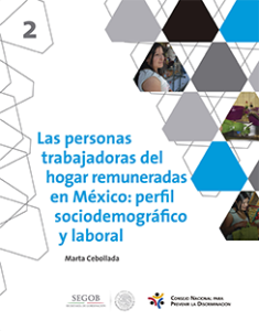 Portada: Las personas trabajadoras del hogar remuneradas en México: perfil sociodemográfico y laboral / Cuadernillo 2